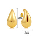 Waterdrop Statement Earrings Bold Teardrop Jewelry for Fashionistas