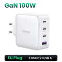 UGREEN GaN Charger: Ultimate Fast Charging Hub  ourlum.com White EU GaN 100W CHINA 