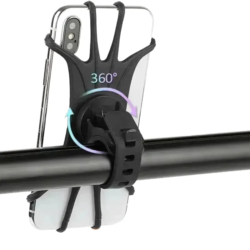 Silicone Bike Phone Holder: Secure Mount for Smartphone GPS ourlum.com