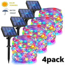 Enchanting Solar Fairy String Lights with 8 Modes for Outdoor Events