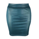 Sleek Faux Leather Bodycon Skirt Chic Women's Fashion Piece