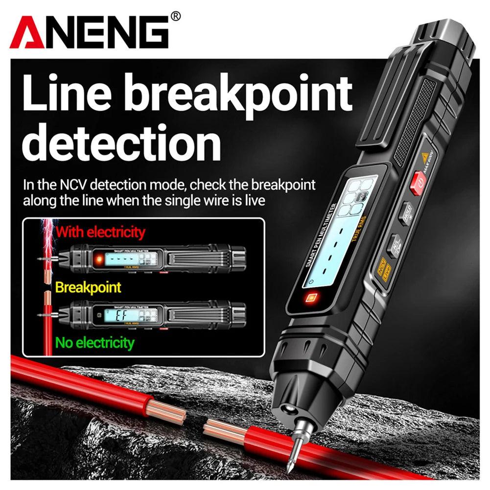 ANENG A3005 4000 Counts Multimeter Pen AC/DC Voltage OHM Diode Tester Detector Meter Ohm Resistance Electrician Multi-Meter Tool