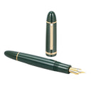 New JinHao X159 Acrylic Fountain Pen Green Gold Metal Clip