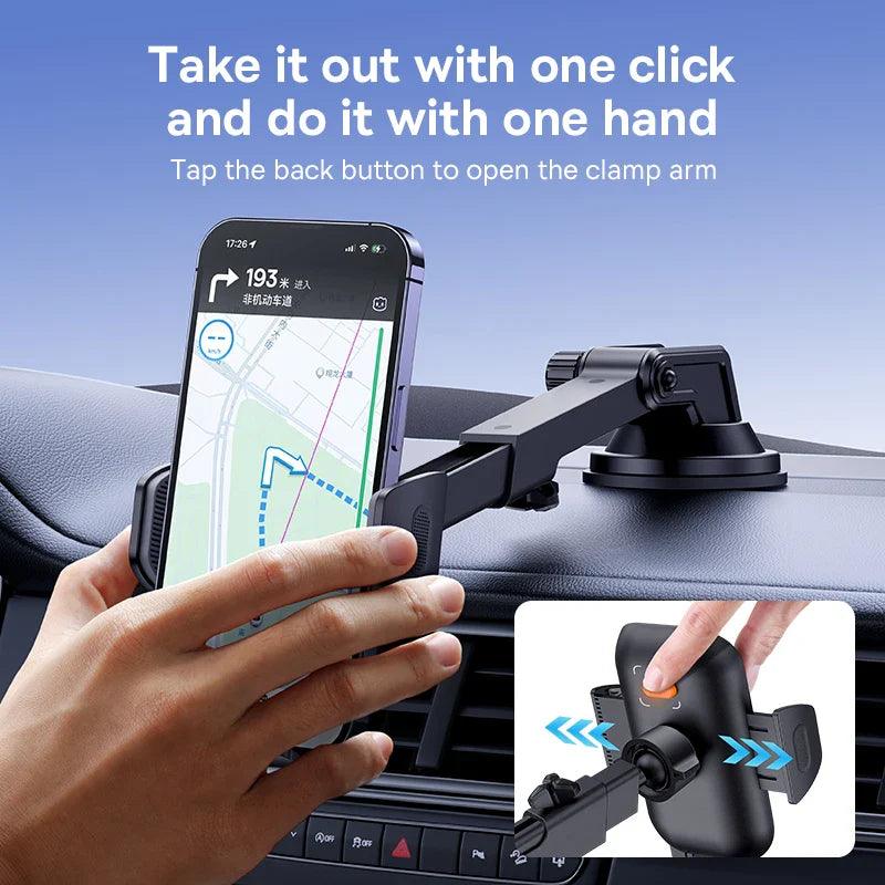 Baseus Car Phone Holder: Secure Vent Mount for iPhone Samsung  ourlum.com   