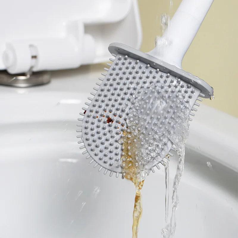 Toilet Brush Set: Premium Wall-Mounted Bathroom Cleaner  ourlum.com   