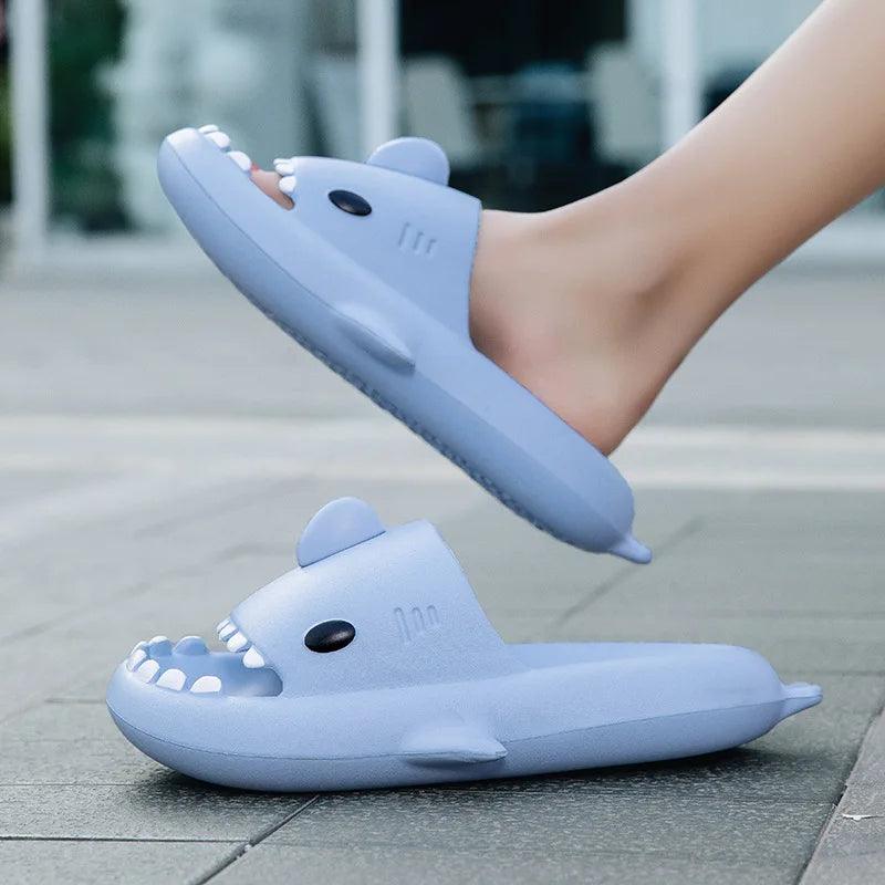 Summer Shark Slippers: Fun Anti-Skid Sandals for Women, Men, & Kids  ourlum.com   