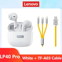 Lenovo LP40 Pro Wireless Bluetooth Earbuds with TWS Sound