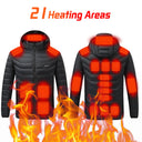 TODWARM Heated Jacket 21 Areas USB Electric Heating Vest