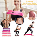 WOSWEIR Versatile Elastic Resistance Bands for Full Body Workout