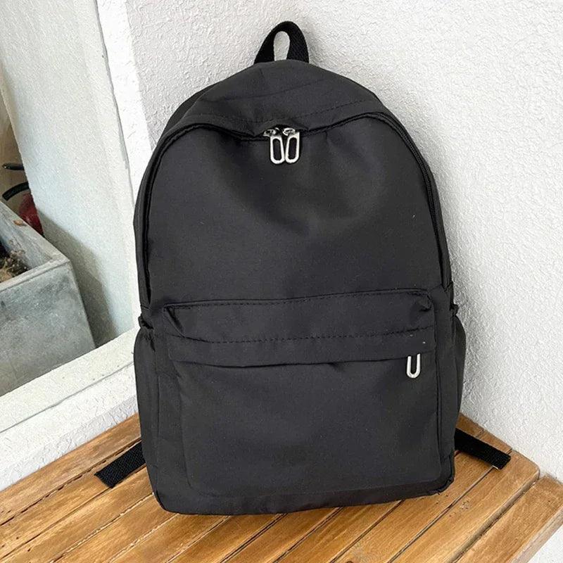 Stylish Waterproof Nylon Backpack for Women - Perfect Travel and School Bag for Teenage Girls