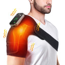 Electric Heating Shoulder Massager Vibration Support Belt