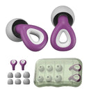 YUNGLR Tranquility Earplugs: Noise Reduction & Waterproof Protection  ourlum.com purple  