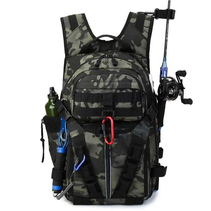 Fishing Box Rod Large-capacity Fishing Backpack Carp Fishing Accessories Fishing Tackle Backpack Tactical Camping Travel Bag  ourlum.com   