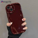 New Year Casing For iPhone 15 14 Plus 13 12 11 Pro Max Red Cover