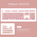 Enhanced Gaming Pudding Keycaps Dual-Color Backlit Set