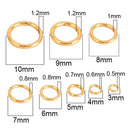 Stainless Steel Split Rings Connectors Bulk Jewelry Supplies