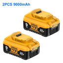 High-Capacity Dewalt 20V 9000mAh Li-ion Battery For Tools