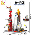 Space Adventure Rocket Building Blocks Set with Astronaut - Kids Toy  ourlum.com 1. NO box  