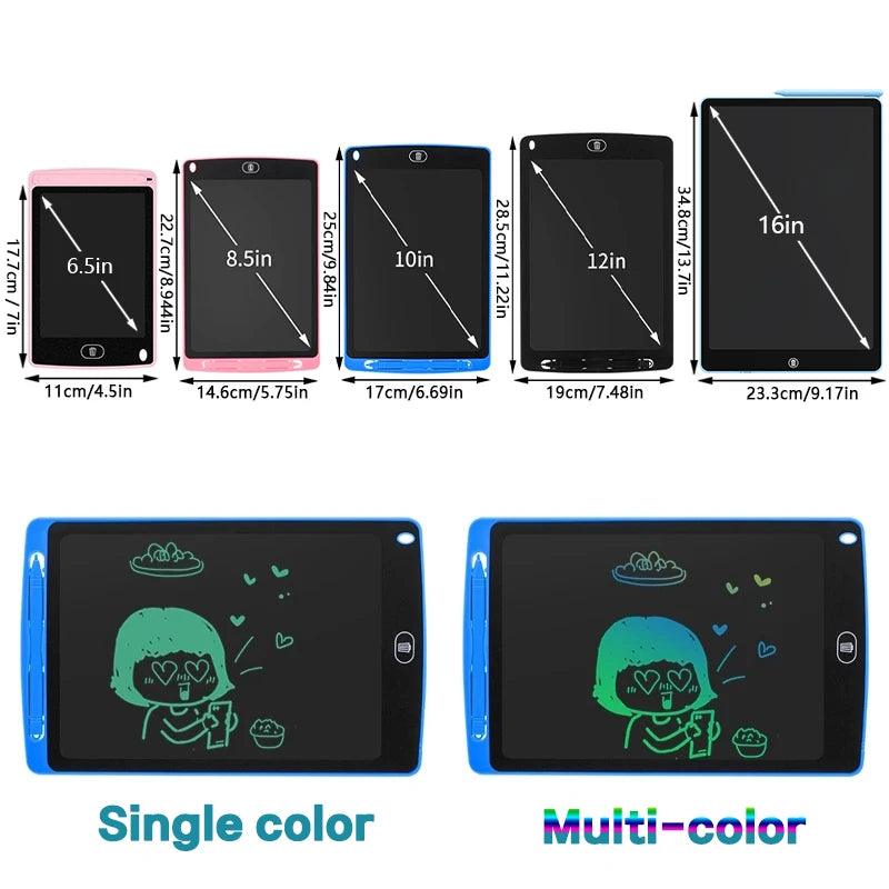 LCD Drawing Tablet for Kids and Adults - Portable Writing Tool for Creativity and Learning  ourlum.com   