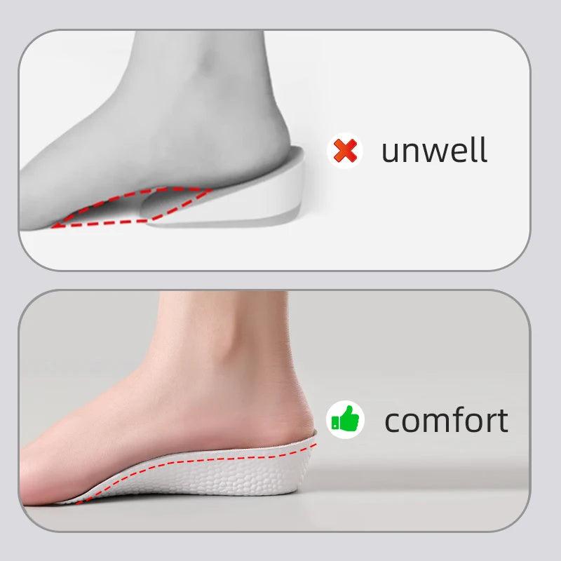 Height Boost Orthopedic Insoles with Arch Support and Memory Foam  ourlum.com   