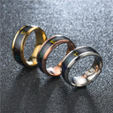 Smart Stainless Steel Multifunctional Ring For Couples Mood Changes Color