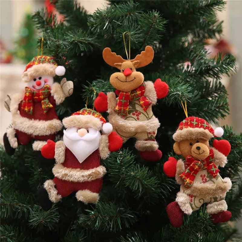 Dancing Santa Christmas Ornaments: Spread Festive Joy & Cheer Home Decor & Children's Gift  ourlum.com   