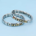 Italian Charm Bracelet Unique Women's Stainless Steel Jewelry