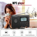 RETEKESS V115 Portable Radio AM FM SW Shortwave USB Recorder