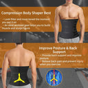 Men's Neoprene Waist Trainer Belt for Weight Loss