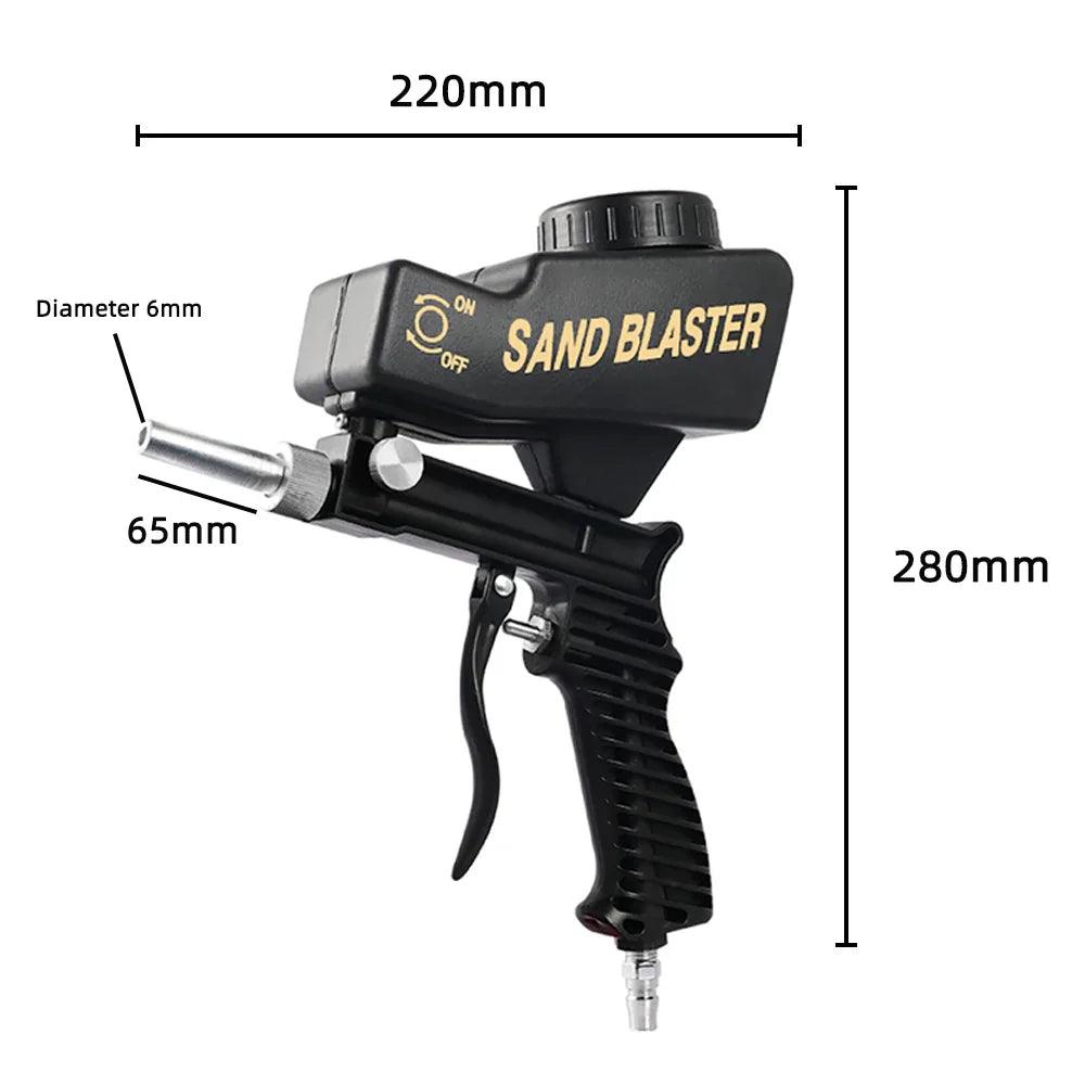 Adjustable Sandblasting Gun: Portable Blaster for DIY Tasks  ourlum.com   