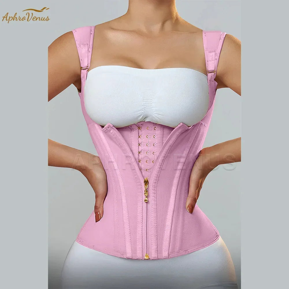 Colombian Double Compression Waist Trainer Corset for Flawless Curves and Comfort