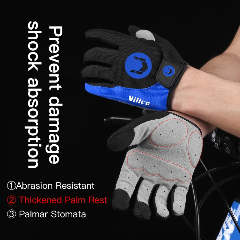 Sports Cycling Gloves Breathable Non-slip MTB Road Bike Gloves Touch Screen Men Women Outdoor Running Bicycle Gloves