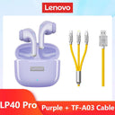 Lenovo LP40 Pro Wireless Bluetooth Earbuds with TWS Sound