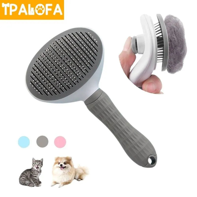 Pet Grooming Kit: Stainless Steel Comb for Long Hair Dogs & Cats  ourlum.com   