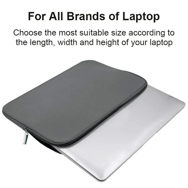 Portable Laptop Sleeve Bag: Stylish Soft Cover for Macbook & Notebooks  ourlum.com   