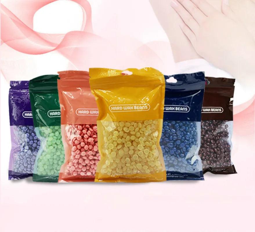 100g Depilating Wax Bean Dregs Without Clean Depilating Bikini Wax  Wax Strips for Hair Removal  Hard Wax Beans  ourlum.com   