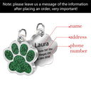 Personalized Stainless Steel Pet ID Tag for Dogs and Cats  ourlum.com H  