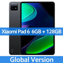 VAT Include Global Version Xiaomi Pad 6 Snapdragon® 870 Tablet 33W Fast Charging 13MP Camera 8840mAh 144Hz 11" Display  ourlum.com 6GB 128GB Grey Official Standard brazil