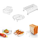 Stainless Steel Air Fryer Rack for BBQ, Bread and Grilling