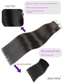 Seamless Hot Dyeing Nano Invisible Hair Extension Set