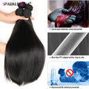 Straight Bundles 100% Human Hair 50G Brazilian Extensions