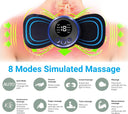 LCD EMS Electric Massager Neck Stretcher for Muscle Relaxation