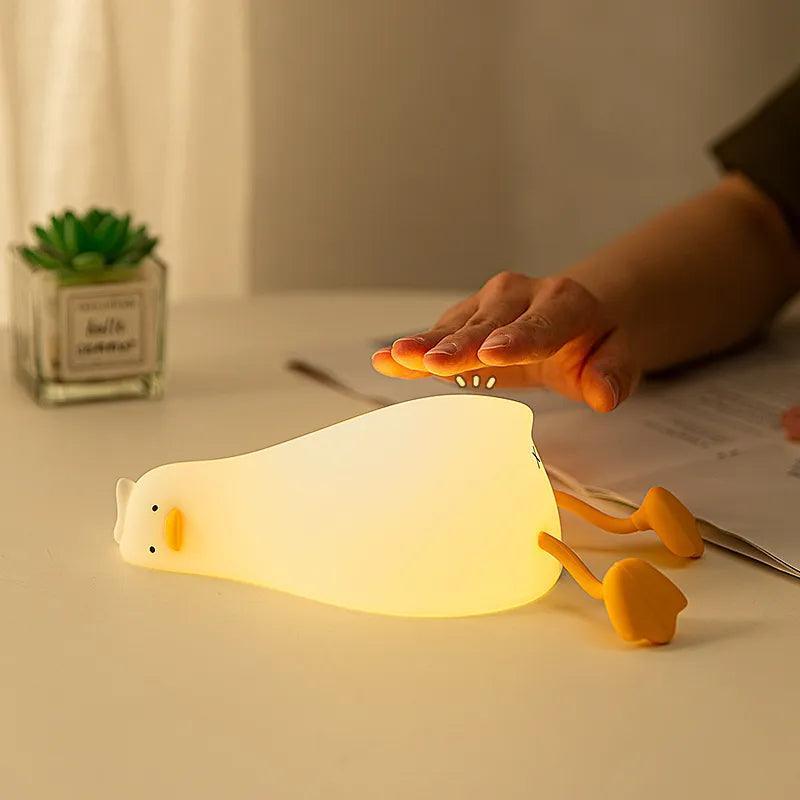 Duck Silicone LED Night Light for Kids Room Decor and Birthday Gift  ourlum.com   