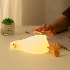Duck Silicone Night Light: Charming Lamp for Kids - Soft Glow & Decor - Birthday Gift