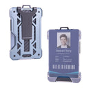 Badge Card Holder Carbon Fiber Wallet For Men Slim Design