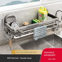 Punch-Free Storage Rack Wall-Mounted Tool For Kitchen