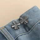 Bowknot Button Adjuster - Innovative Waist Tightener for Pants and Skirts  ourlum.com A-SA230223-Grey  