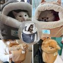 Pet Carrier Backpack for Cats and Dogs Winter Warm Bag