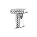 Hot Sale Silver Plated Color Letter Charm Beads for Women