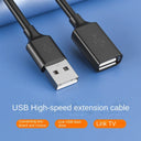 USB Extension Cable USB 2.0 Extender Cord Mini Fast Data